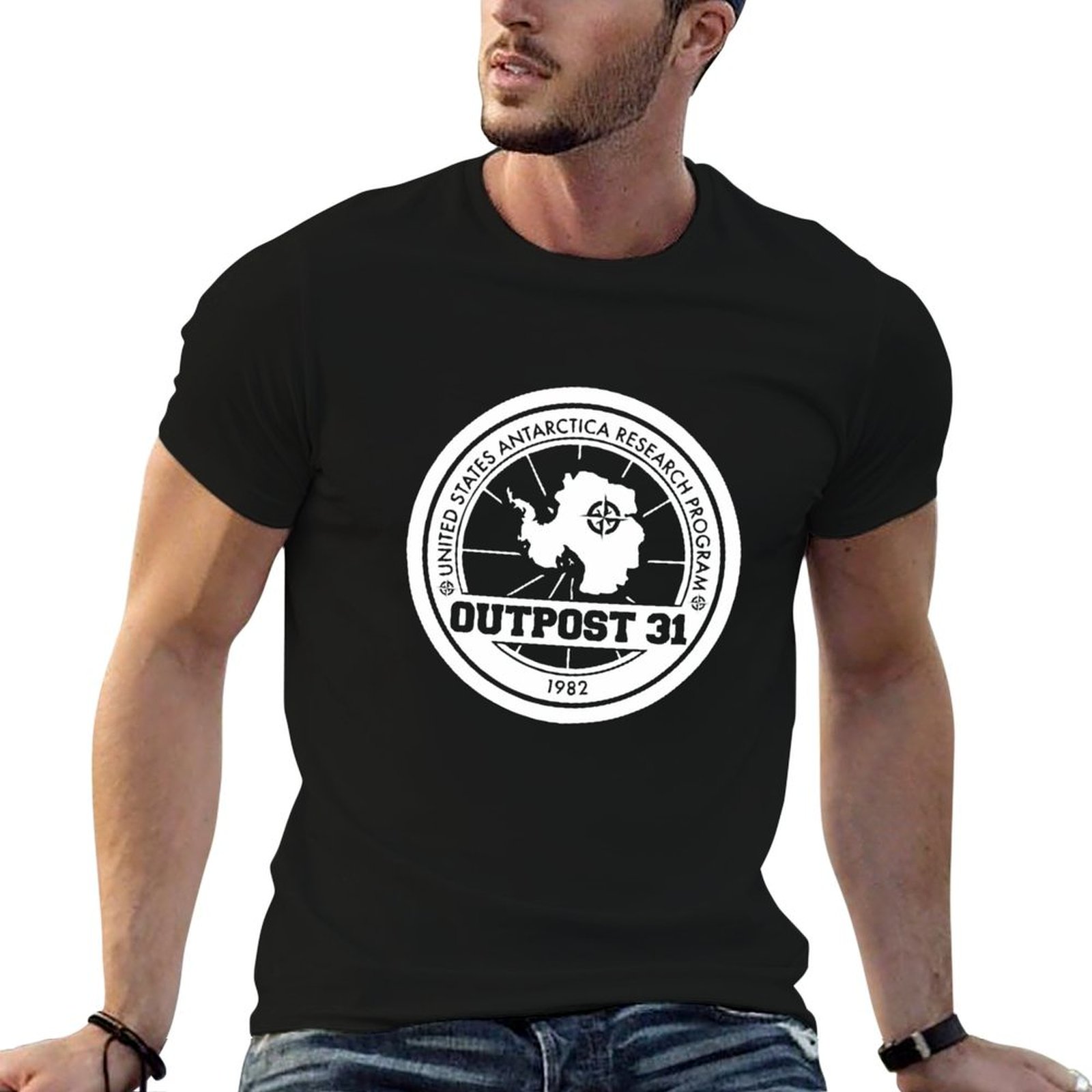 Anime Merchandise Shirt - Outpost 31 Logo MERCHANDISE T-Shirt Kaus