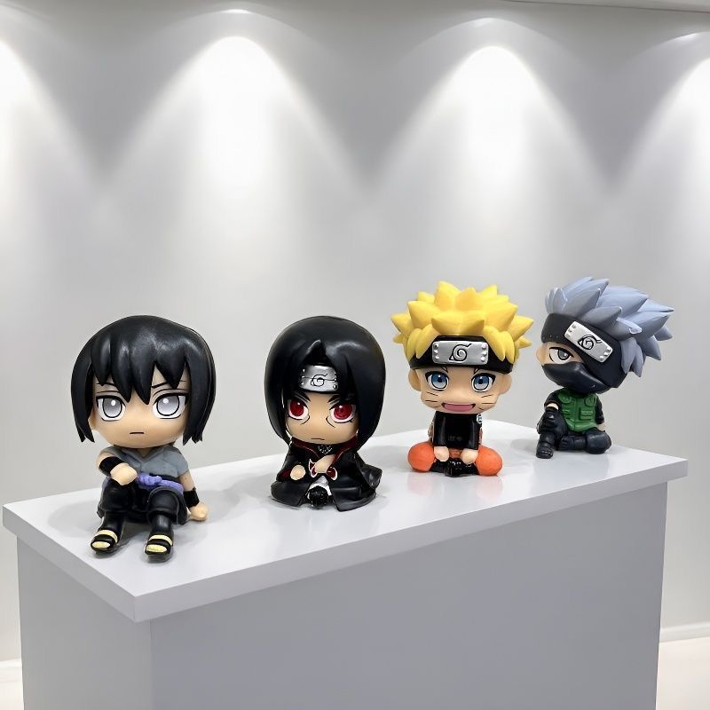 Anime Merchandise Naruto - Figur kartun NARUTO lucu model kawaii