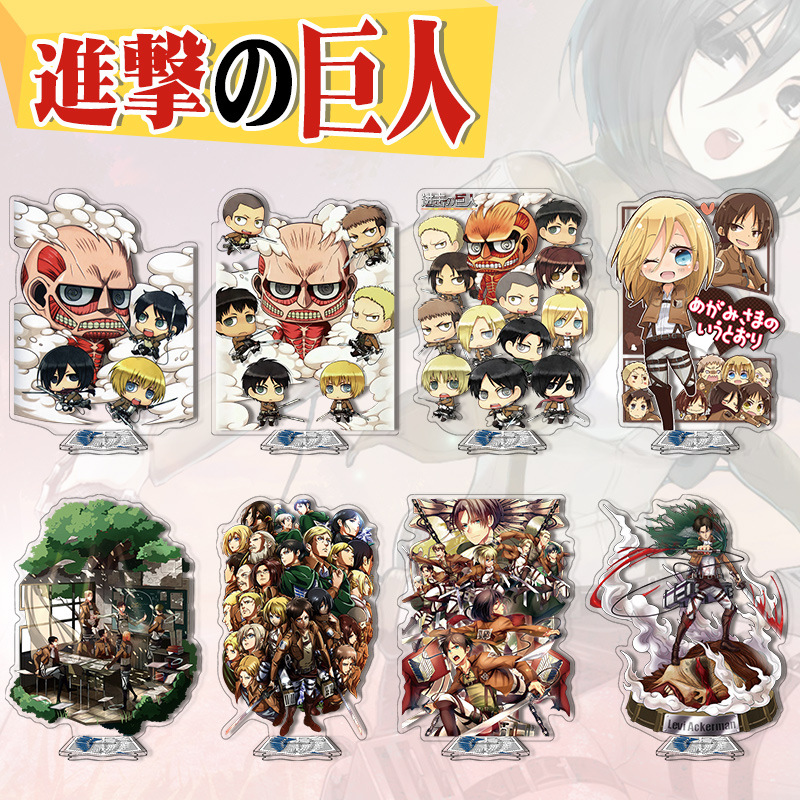 Stand Akrilik Attack on Titan  - Anime Merchandise Distributors ulasan dan harga