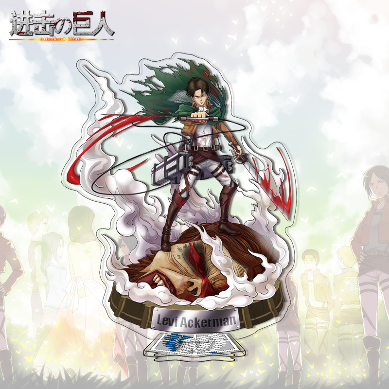 Stand Akrilik Attack on Titan  - Anime Merchandise Distributors ulasan dan harga