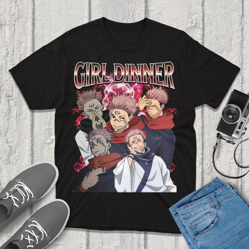 Kaus Sukuna Jujitsu-Kaisen Pak - Anime Merchandise Shirt ulasan dan harga