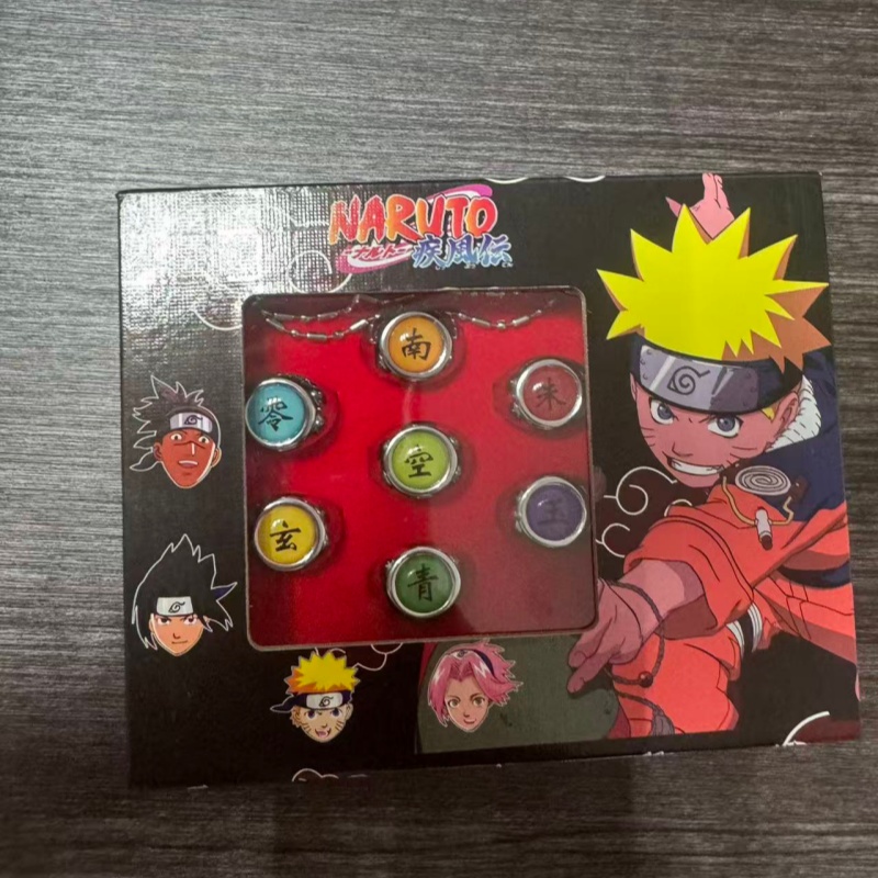 10 Buah/Set Cincin Logam Anime - Rare Anime Merchandise ulasan dan harga