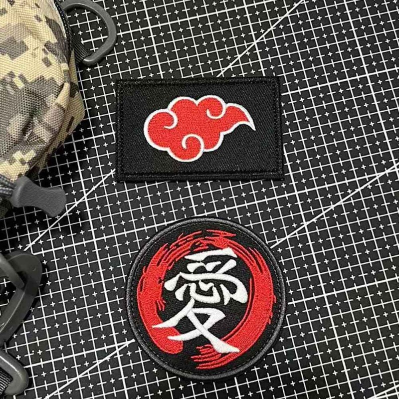 Patch Bordir Ninja Akatsuki Du - Anime Merchandise Naruto ulasan dan harga