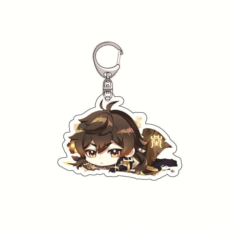 Gantungan Kunci Akrilik Genshi - Anime Merchandise Keychains ulasan dan harga