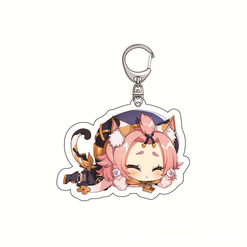 Gantungan Kunci Akrilik Genshi - Anime Merchandise Keychains ulasan dan harga