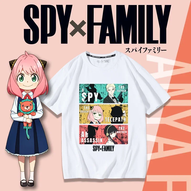 Kaos Cosplay Bertema Spy and F - Anime Merchandise Shirt ulasan dan harga